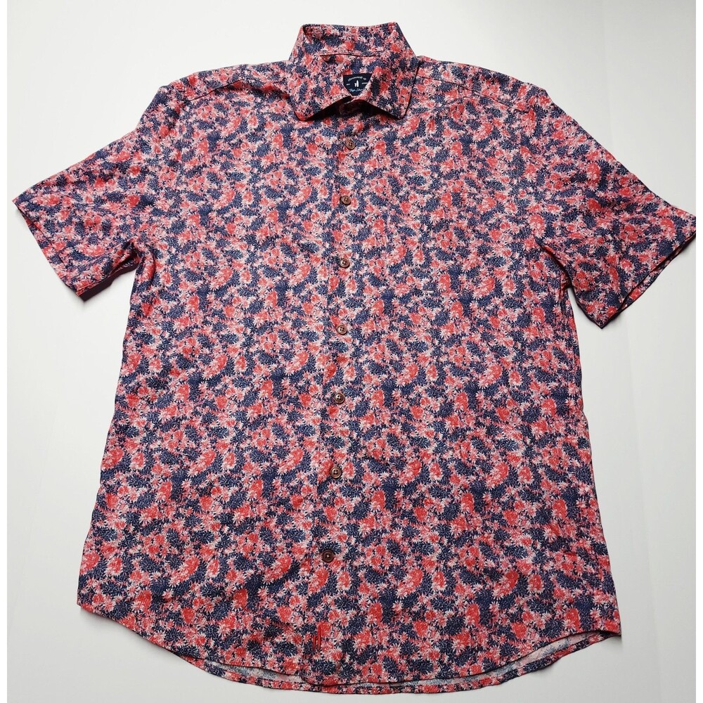 Johnnie-O Looper Top Shelf Button Up Shirt Maliblu Size Small NWOT